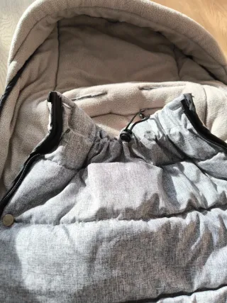 Saco para carrito de bebé gris