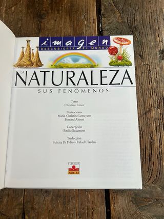 Libro “La Naturaleza y sus Fenómenos” nuevo