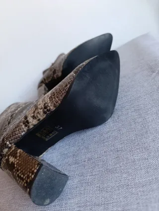 Stivaletti animalier con zip - Tg 37