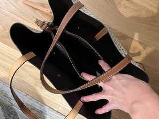 Bolso grande, Carolina Herrera Beige y Marrón