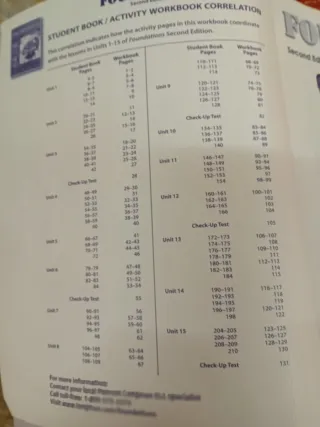 ACTIVITY WORKBOOK FOUNDATIONS (2 libros)