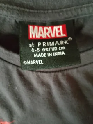 Maglietta Marvel Spiderman 5 anni