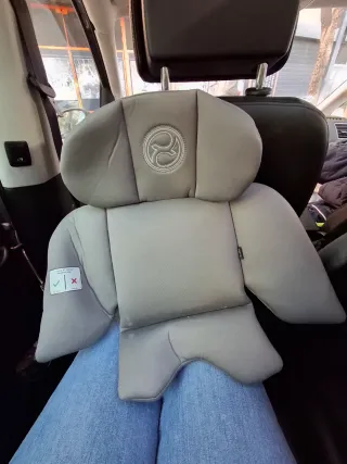 2 Reductores Silla Bebé Cybex Gris