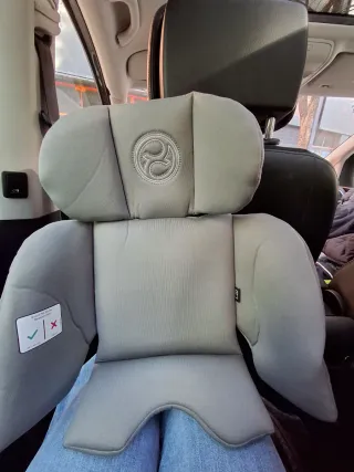 2 Reductores Silla Bebé Cybex Gris