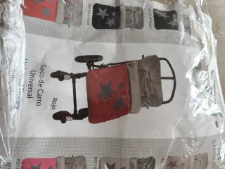 Funda saco para carrito bebé estrellas
