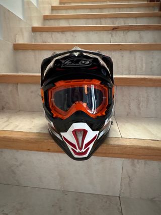 Casco Motocross Niño + Gafas KTM