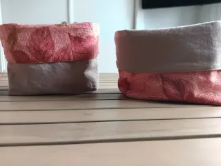 Cesta de tela decorativas