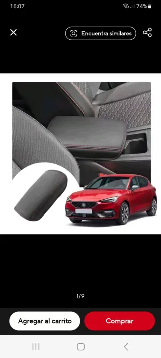 Reposabrazos Seat Leon MK4/Cupra Formentor