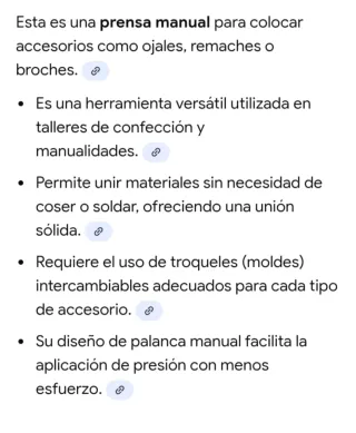 Prensa manual Pilar.Antigua