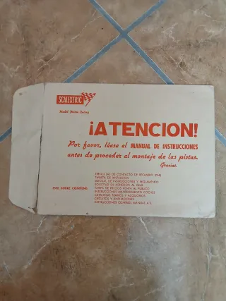 Sobre Circuito GP 26 Scalextric Exin