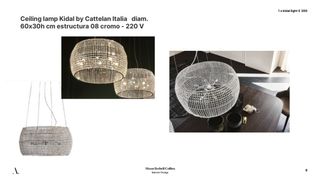 Lámpara colgante Kidal Cattelan Italia