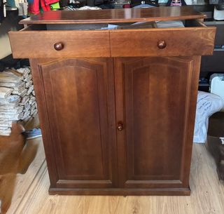 Mueble Cama Extensible Madera Marrón