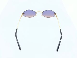 Gafas de sol Cartier Oro Morado