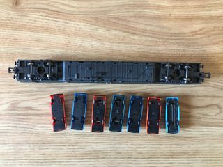 Portacoches escala H0 Lima