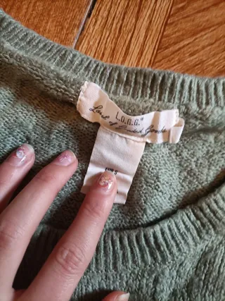 Lote 5 suéteres jersey  talla S mujer – beige, ver