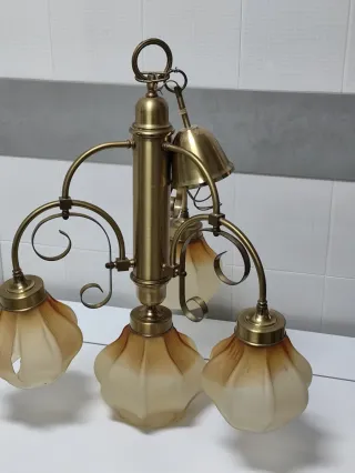 Juego de 2 Lámparas antiguas