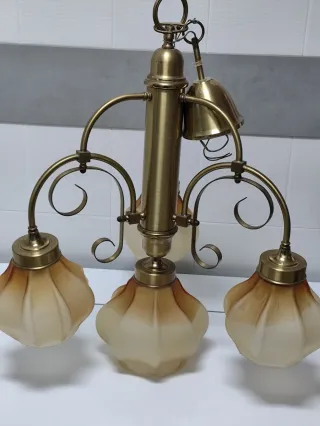 Juego de 2 Lámparas antiguas