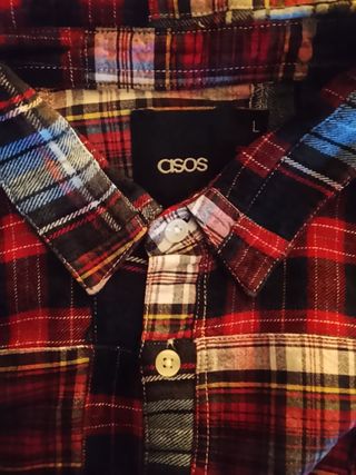 Camicia ASOS uomo flanella patchwork