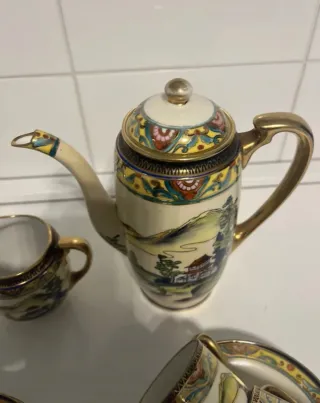 Juego de té japonés vintage