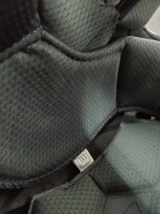 Casco blanco moto con visera