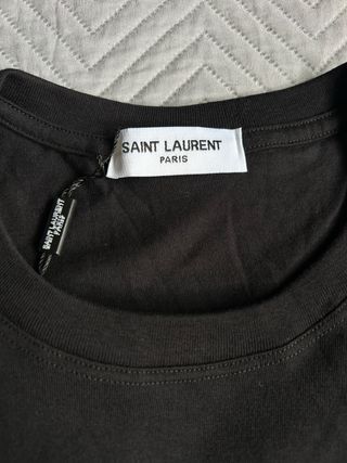 Camiseta Saint Laurent YSL Negra