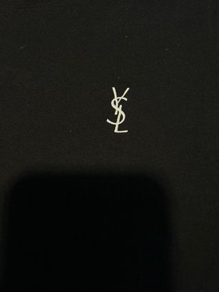 Camiseta Saint Laurent YSL Negra