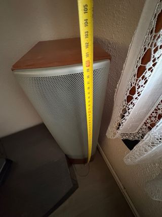 Altavoces Infinity Columna Madera y Plata