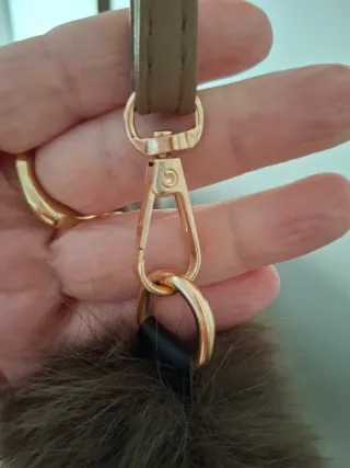 Bolso Piel Sintética Marrón 24x17x9