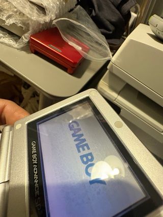 Nintendo Game Boy Advance SP Plata