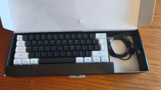Teclado Mecánico HKSD Negro/Blanco
