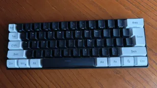 Teclado Mecánico HKSD Negro/Blanco