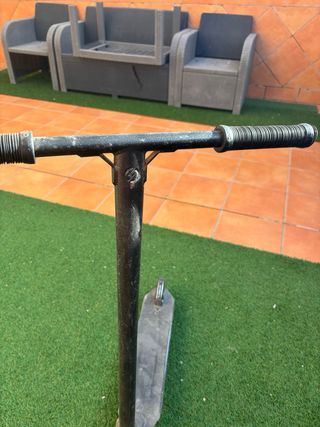 Patinete scooter Oxelo Negro + pie de apoyo