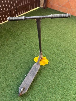 Patinete scooter Oxelo Negro + pie de apoyo