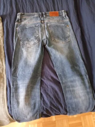 2 Pantalones D Gesus (Azul y Verde Oliva)