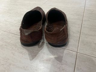 Huaraches Mexicanos Auténticos de Cuero Marrón