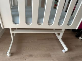 Minicuna madera blanca