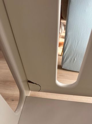 Minicuna madera blanca