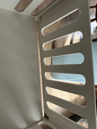 Minicuna madera blanca