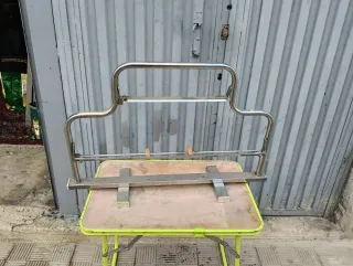 Portarrollos 2 medidas metal y madera