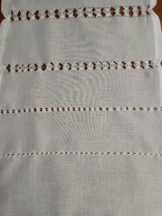 2 tendine lino misto con gigliuccio