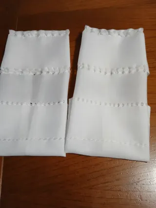 2 tendine lino misto con gigliuccio