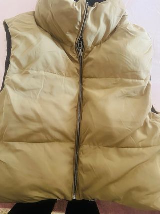 Chaleco mujer reversible abrigo