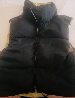 Chaleco mujer reversible abrigo