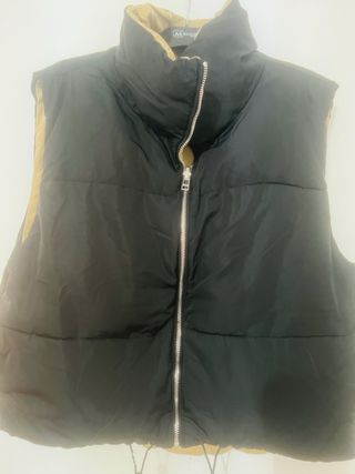 Chaleco mujer reversible abrigo