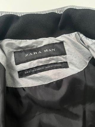 Chaqueta Zara acolchada gris hombre