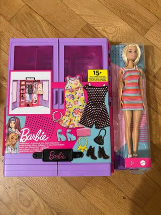 Armadio Barbie Mattel con accessori