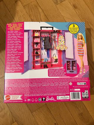 Armadio Barbie Mattel con accessori