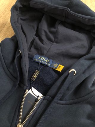 Sudadera Polo Ralph Lauren Azul con Cremallera