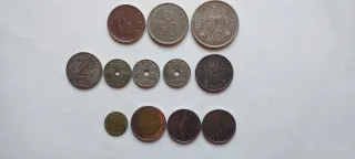 Lote monedas antiguas España, Francia, Italia