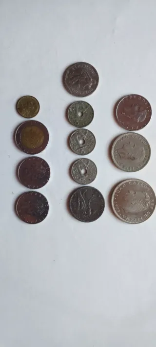Lote monedas antiguas España, Francia, Italia